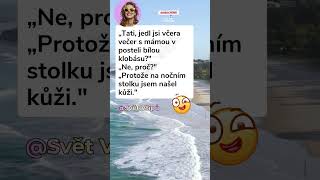 🌭 Záhadná kůže v ložnici #vtipy #sranda #humor #komedie #smích #cesko #vtipnevidea #vtípky
