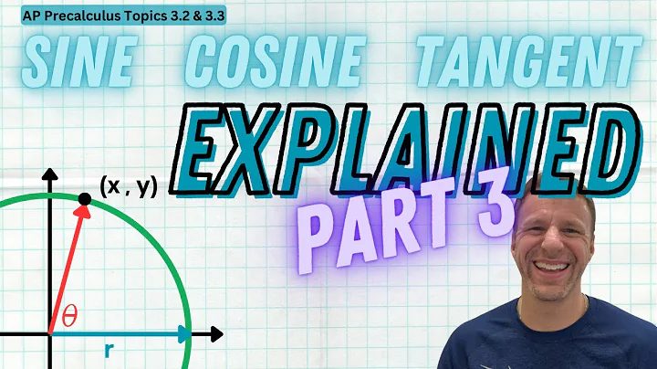 AP Precalculus Topics 3.2 and 3.3 Sine Cosine and Tangent PART 3