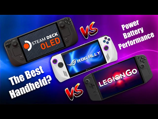 Steam Deck OLED vs ROG Ally vs Legion Go: Which Handheld Reigns