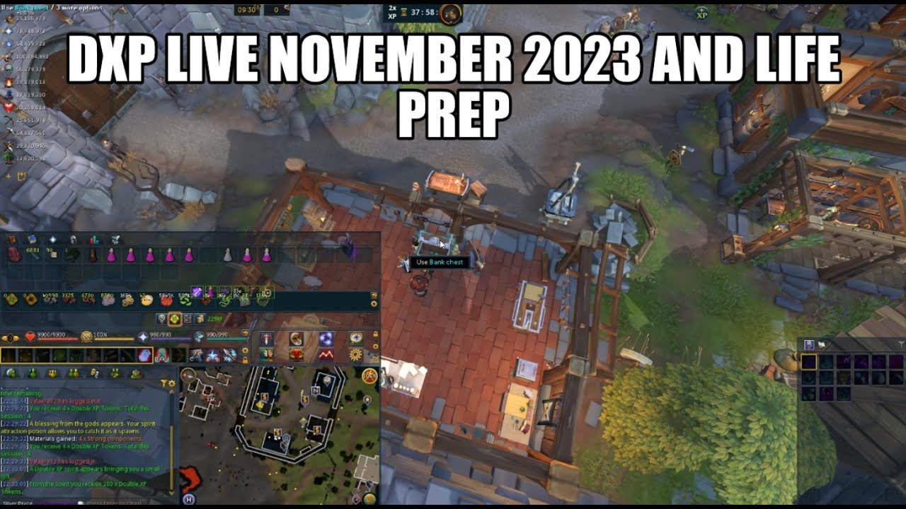 Life Rune Runescape DXP live November 2023 and Life prep | Runescape 3 - YouTube