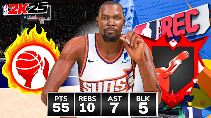 This KEVIN DURANT Build is UNGUARDABLE in RANDOM REC on NBA 2K25