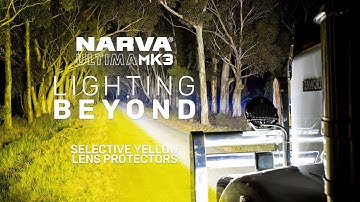 Selective Yellow Lens Protectors | Ultima MK3 Driving Lights: Lighting Beyond for Truck/Transport