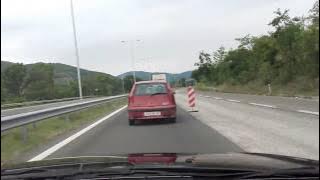 Driving in Macedonia: Kumanovo - Ohrid (part 1: Kumanovo - Straža), timelapse 6x