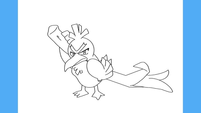 Learn How to Draw Farfetch'd from Pokemon GO (Pokemon GO) Step by Step :  Drawing Tutorials