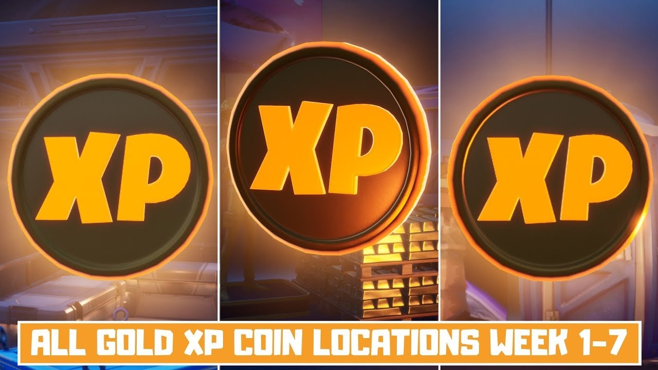 All Gold XP Coins Locations Guide Week 1-7! - Fortnite ...