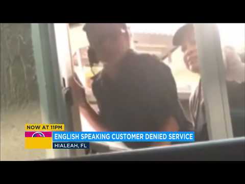 VIDEO: Spanish-speaking Taco Bell worker refuses to help English-speaking customers | ABC7