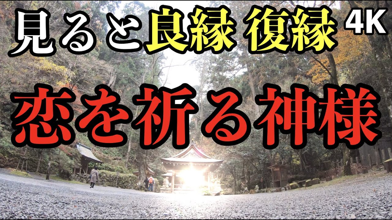 京都最強の恋愛縁結びの神社 良縁 復縁 恋を祈る神様が宿る神社 パワースポットひとり旅 40 4k Youtube