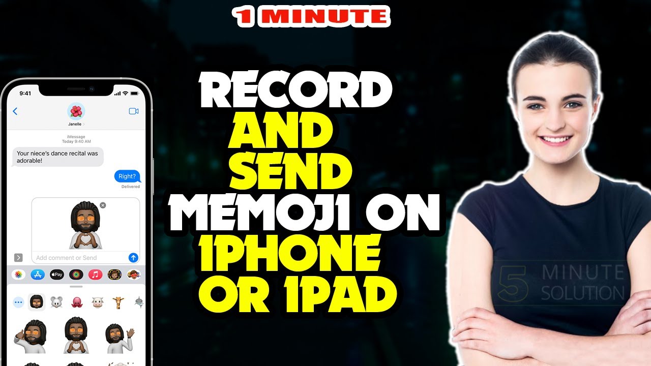 How to Record and Send Memoji on iPhone or iPad 2024 YouTube