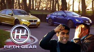 BMW M4 VS Lexus RC-F - the FULL Challenge | Fifth Gear