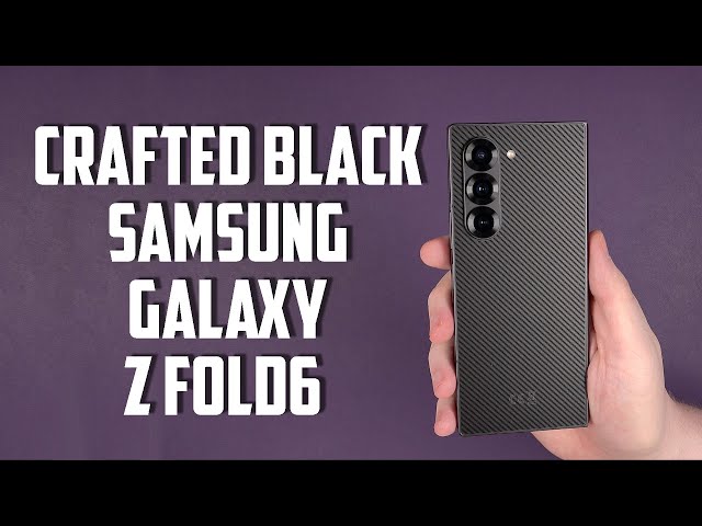 Crafted Black Samsung Galaxy Z Fold6 - Exclusive Colour! - YouTube