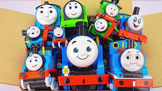 Merakit Mainan Kereta Api Thomas and Friends, Tayo Si Bus Kecil , Unboxing Mainan Kereta Api ASMR 45