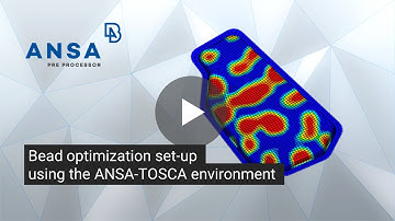 Bead optimization set-up using the ANSA-TOSCA environment