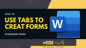 How to Create Professional Forms Using Tabs in MS Word | Step-by-Step Guide