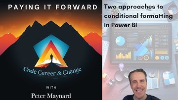 Conditional formatting in Power BI (two approaches)