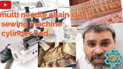#NAYAKJI elastic attaching machine, multi needle chain stitch sewing machine, cylinder bed elastic 🌌