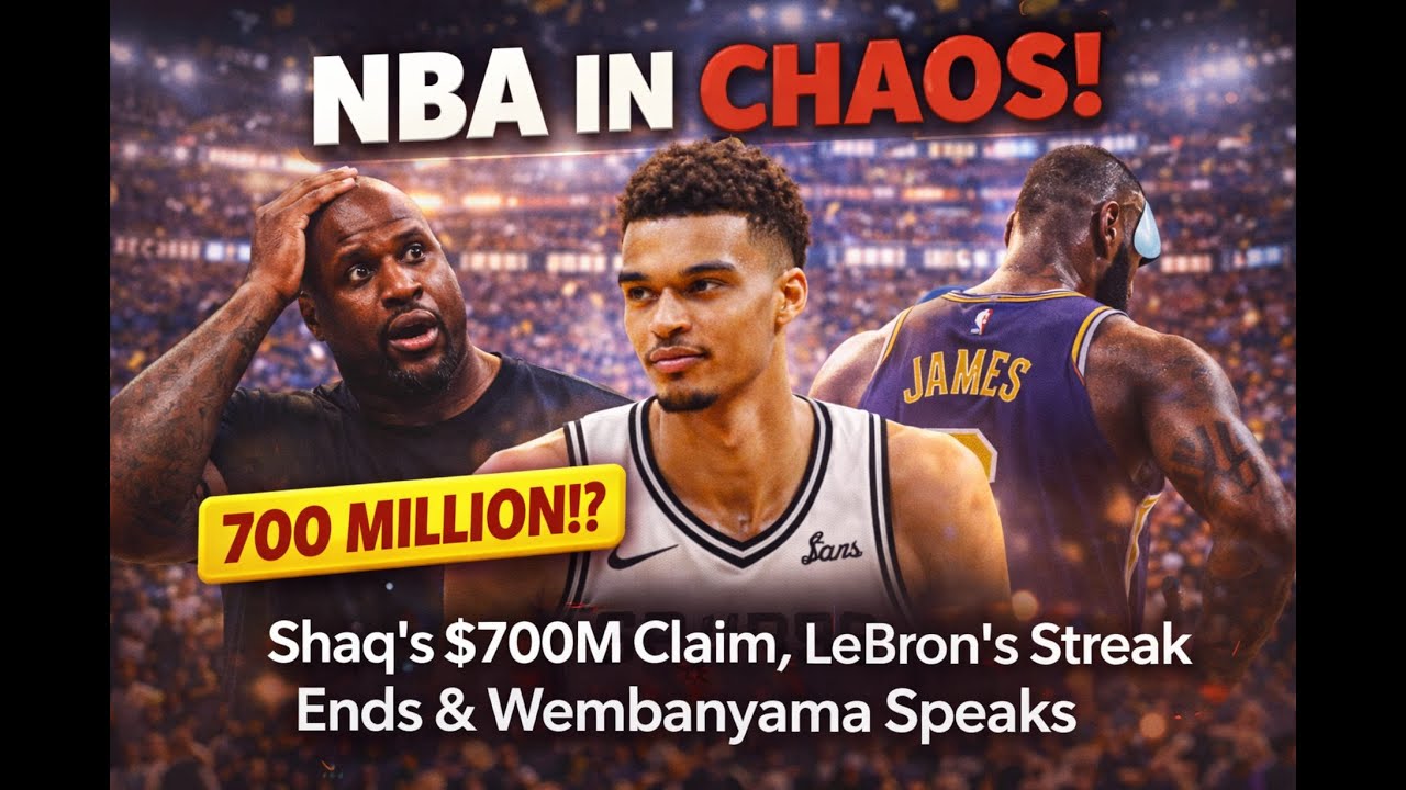 Shaq Says $700M?! 😱 | Wembanyama All-Star, LeBron Shock & NBA News