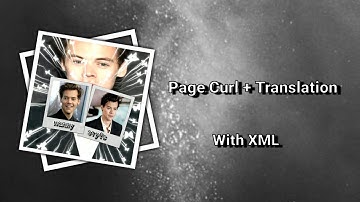 Page curl Soft transition Presets | No password ⚠️ | Link in description | AlightMotion Preset