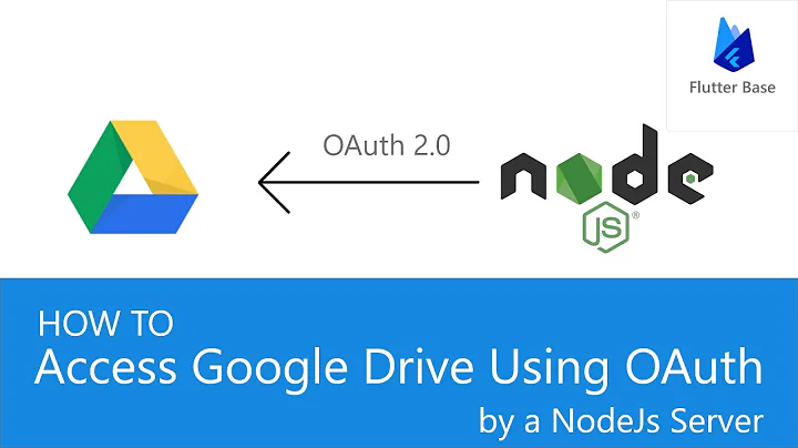OAuth 2.0 - How to Access Google Drive Using a Node Server