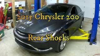 Chrysler 200 rear shock replacement