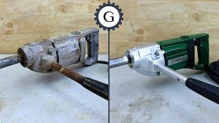 Electric Drill Concrete Mixer Restoration | Hitachi Mixer Drill