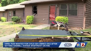 Police say High Point suspect set his apartment on fire as marshals served child sex warrant