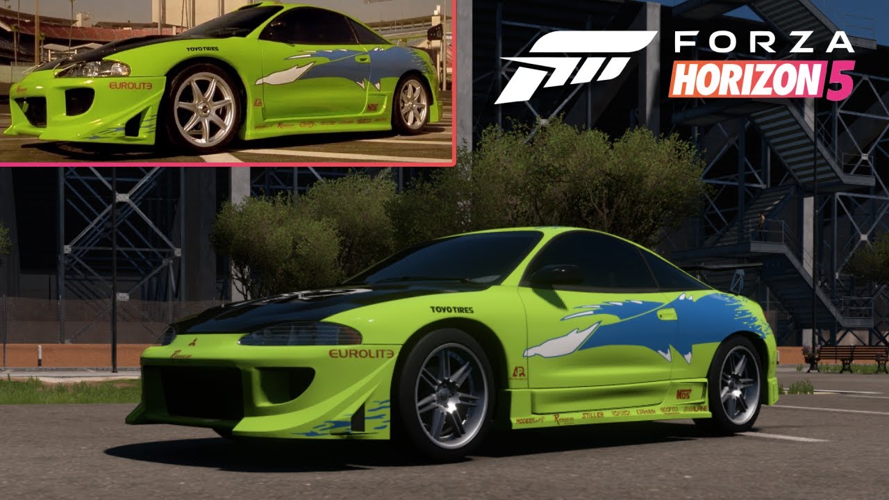 FORZA HORIZON 5 - LIVRÉE - 1995 MITSUBISHI ECLIPSE - PAUL WALKER'S CAR ...
