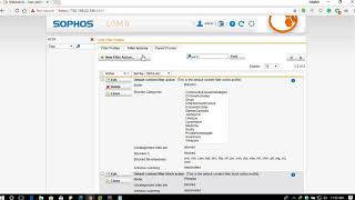 How to Black or White list websites Using Sophos UTM Firewall screenshot 5