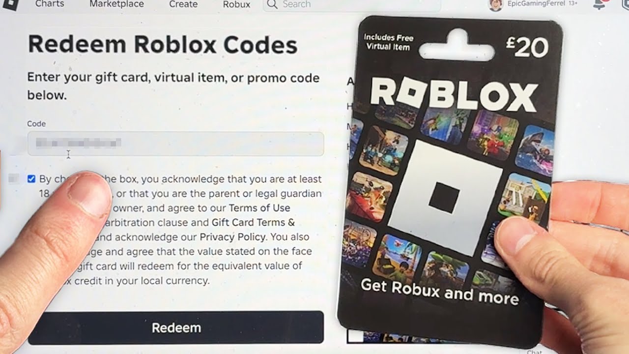 How To Redeem Roblox Gift Card - Full Guide - YouTube