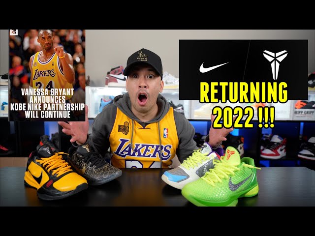 Lakers Nation on X: Kobe Bryant's signature shoes aren't going anywhere  after renewed partnership with Nike:    / X