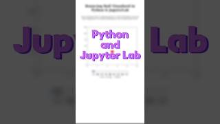 Python and JupyterLab | No excuses not to code #python #challenge #codinglife #developer