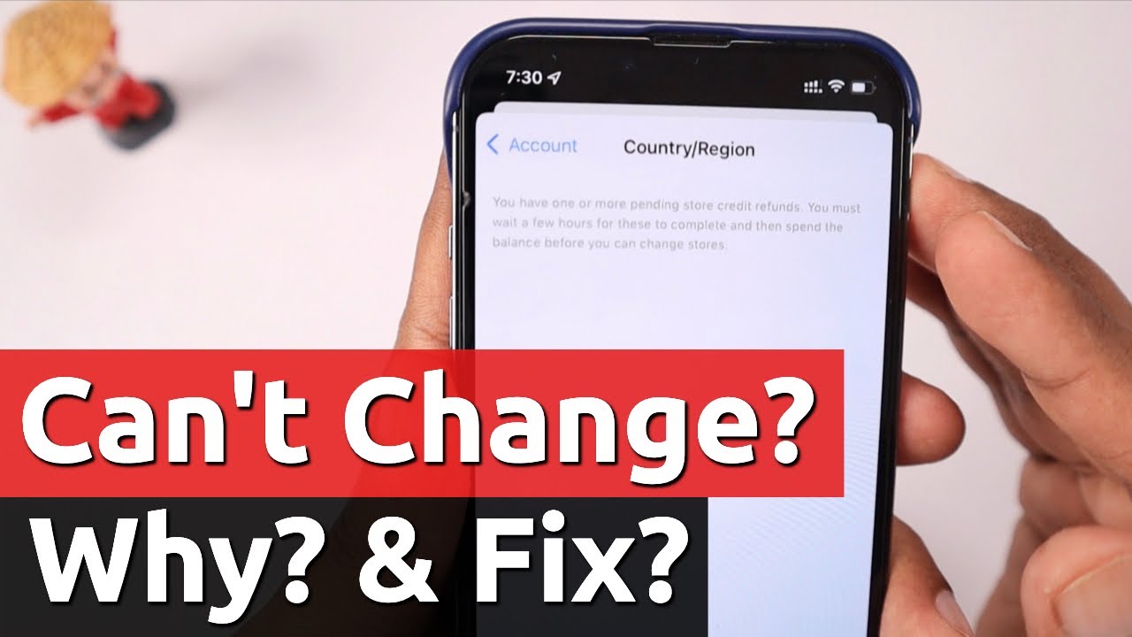 Why I can't change Apple ID on an iPhone?