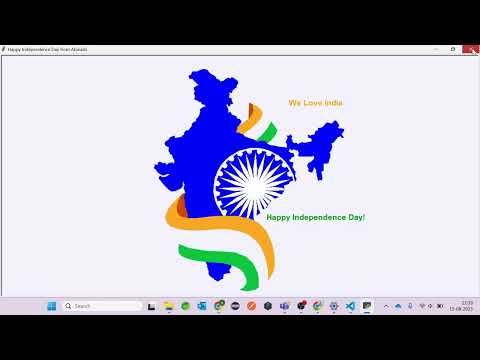 India Flag using Python and Turtle || Happy Independence Day!!