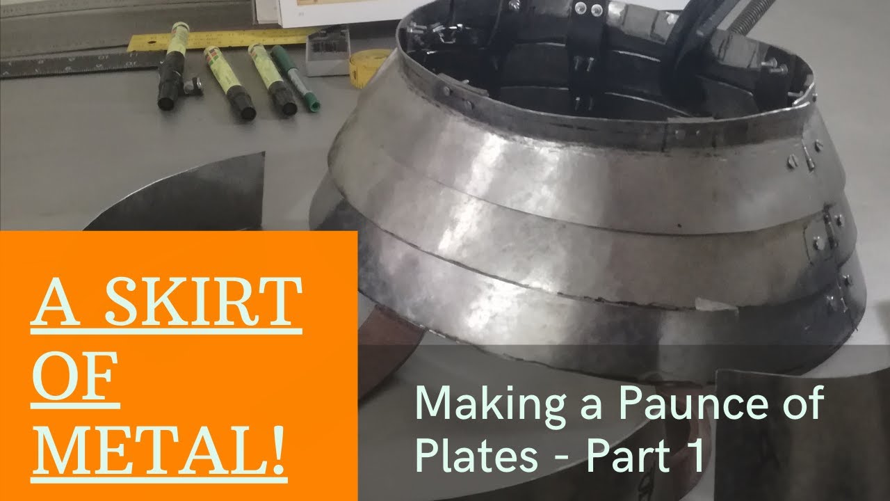 Making a Paunce of Plates/Skirt Made of Sheet Metal Part 1 YouTube