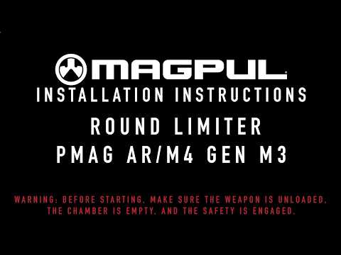 Magpul Instructions - PMAG Round Limiter