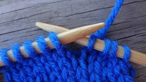 How To Knit the k2tog stitch (Knit Two Together)