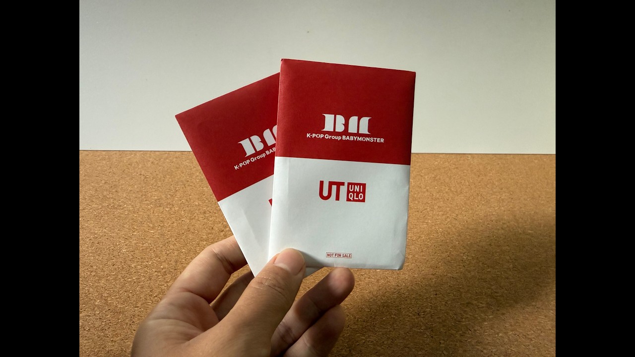 UNBOXING UNIQLO x BABYMONSTER UT Photocard Set ✨ BATTER UP Era Collection!