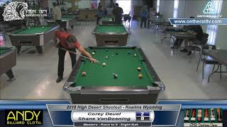 2018 HDS - Corey Deuel vs Shane VanBoening - Eight Ball