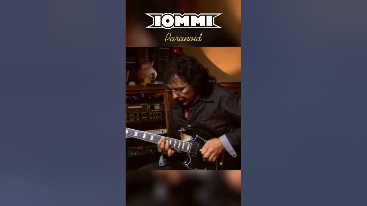 Tony Iommi - Paranoid Solo ..#blacksabbath #tonyiommi #iommi #heavymetal #fyp #shorts #rockstar #fy