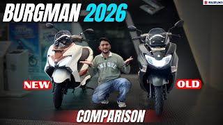 2026 Suzuki Burgman New Vs Old - Full Comparison || 🤔 Which is best? || BikesHunt