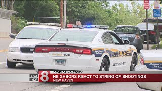 Neighbors react to string of shootings in New Haven