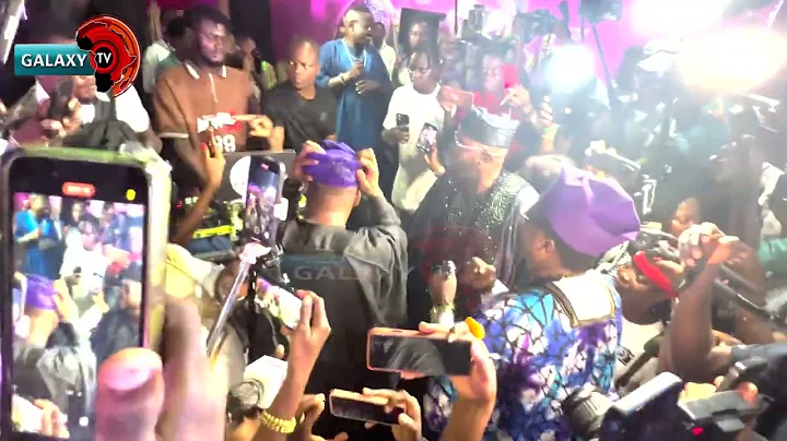 SEGUN JOHNSON PERFORMANCE AT THE MOVIE PRIEMERE OF OWAMBE THIEVES, AS ODUNLADE ADELADE DANCES