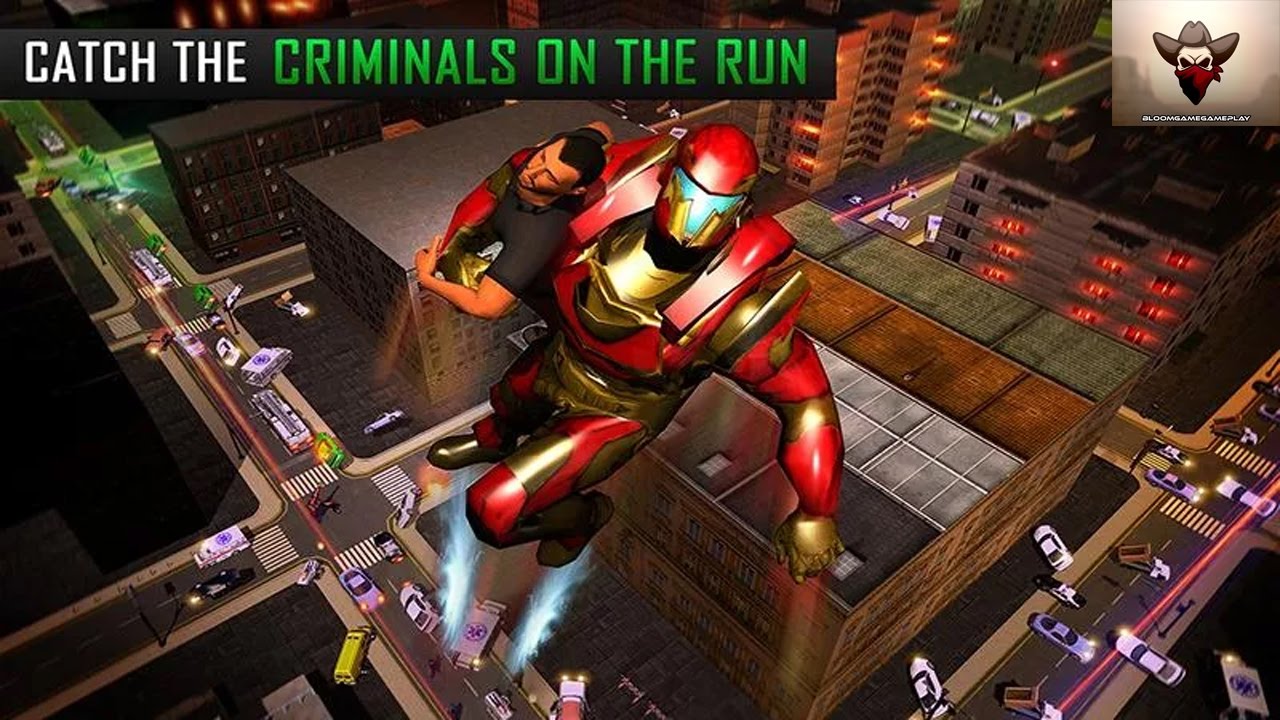 Flying Robot Grand City Rescue - Android Gameplay Full HD (By The Game Storm Studios)