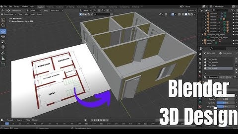 Mastering Architectural Design in Blender: From Floor Plan to stunning 3D Interior