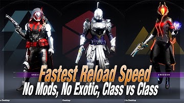 Fastest Reload In Destiny 2 (All Classes)