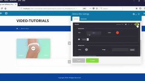 Before After element - XTRA WordPress Theme