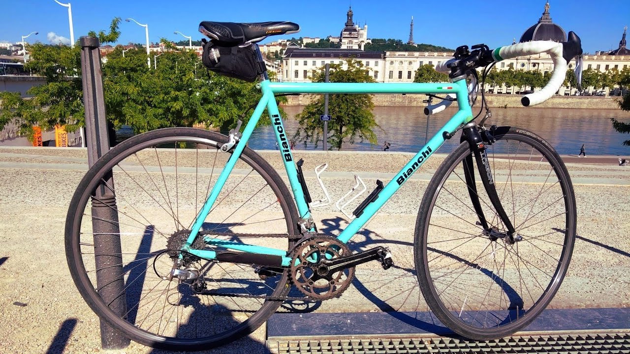 My 1998 Bianchi Campagnolo Road Bike - YouTube