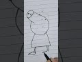 How a draw peppa pig #pig drawing #art #shortvideo #drawingtutorials #youtubeshorts #easydrawing