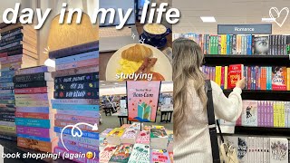 Bookstore Vlog📚🤍spend the day book shopping at Barnes \& Noble with me💕shopping, day in my life✨