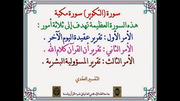 صوت تخشع له القلوب - عبد الرحمن الزيرك - ( سورة التكوير ) من أجمل ما سمعت في حياتي