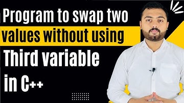 C++ Program to swap values without third variables Urdu/Hindi